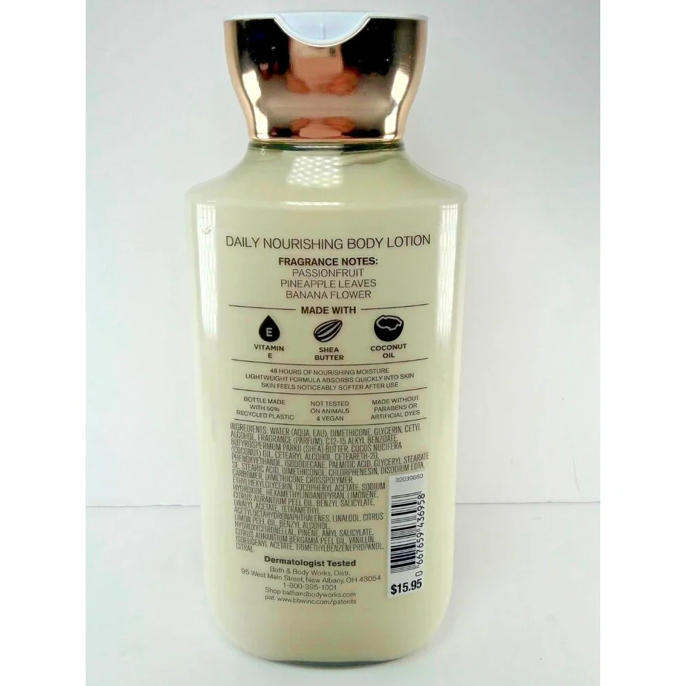 Bath & Body Works Bahamas Passionfruit & Banana Flower Nourishing Body Lotion